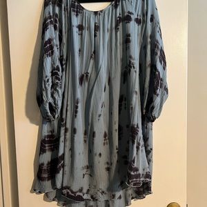 KIMCHIE BLUE Off the Shoulder Dress